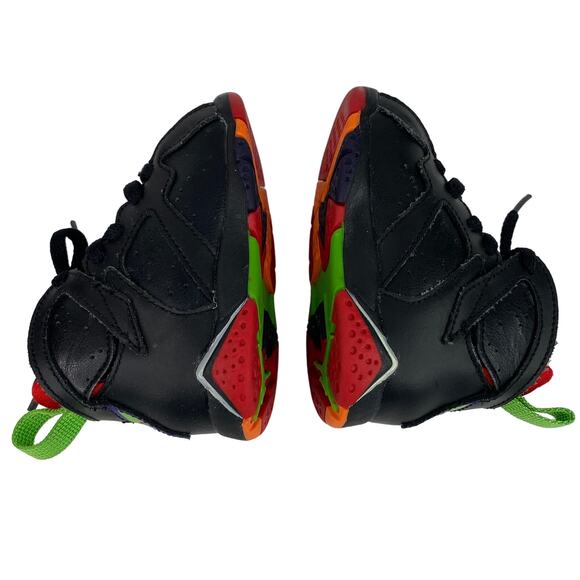 Nike Jordan 7 Retro BT Marvin The Martian 304772 028 Toddler Size 4c Black - Picture 7 of 12